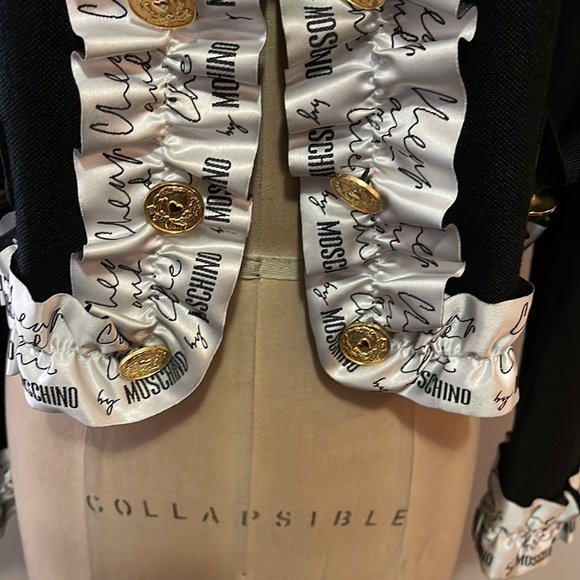 Moschino Cheap Chic Ruffle Ribbon Front Jacket - Picture 4 of 16
